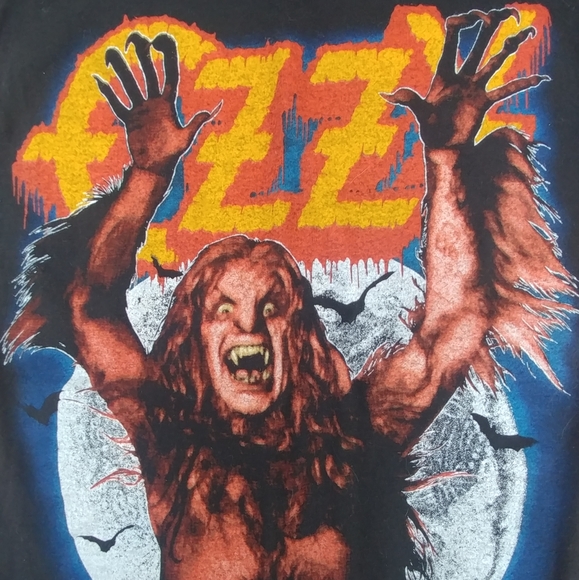 OZZY OSBOURNE NOS ORIGINAL SMALL SHIRT 1984CR - Picture 2 of 7